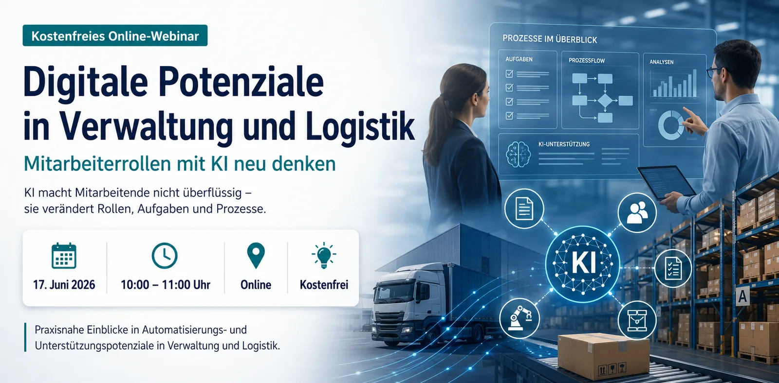 KI macht Mitarbeitende nicht gänzlich überflüssig – sie verändert Rollen, Aufgaben und Prozesse.